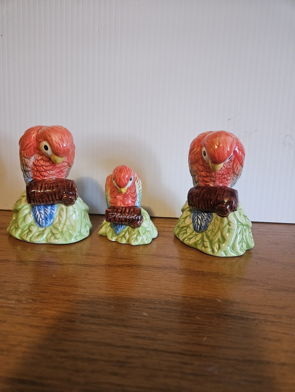 VINTAGE MATCHING 3PC BIRD S/P-TOOTH PICK